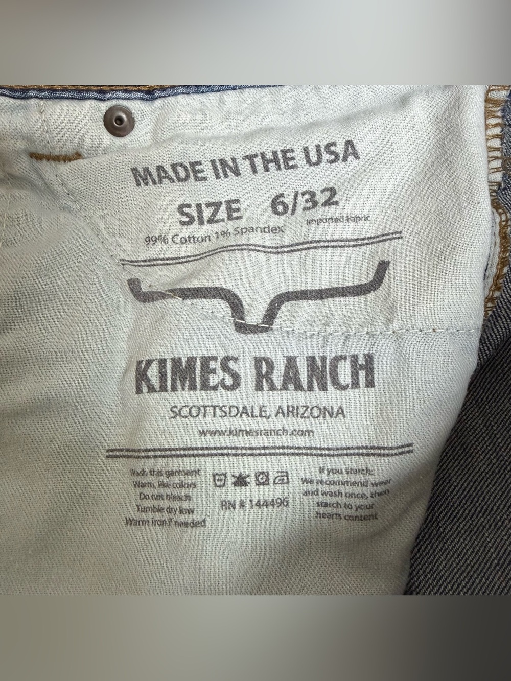 Kimes Ranch Betty Bootcut Denim Jeans Women’s Sz 6/32 Western Rodeo Medium Wash - Picture 11 of 15